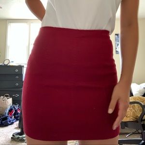 Red Mini Skirt by Altar’d State